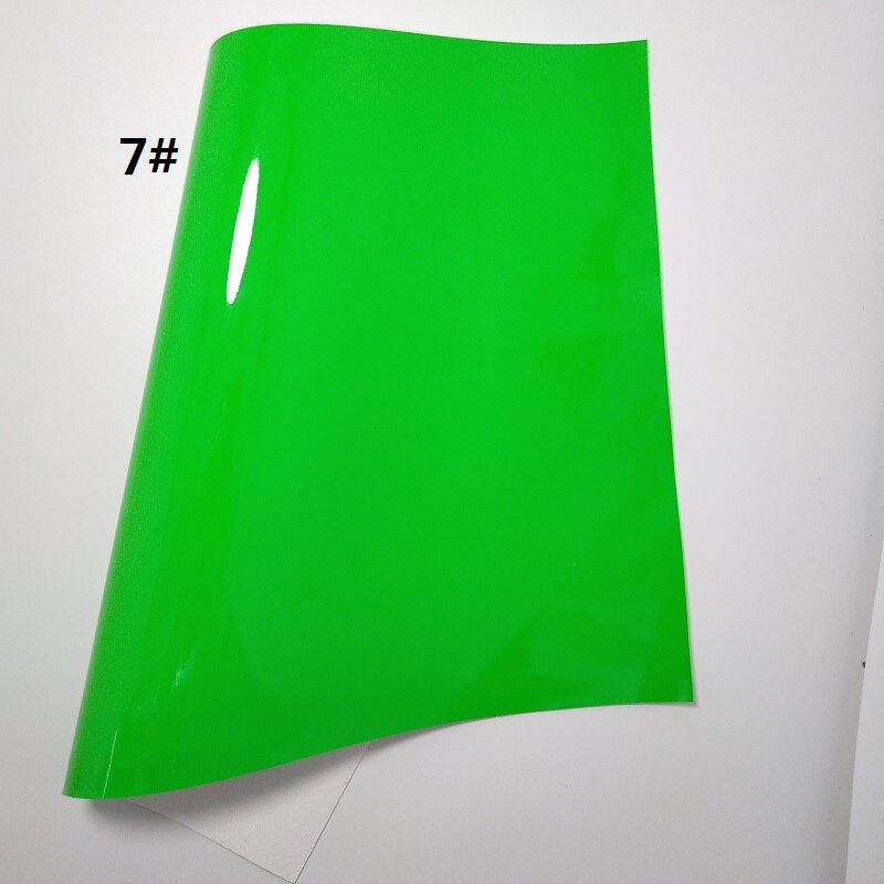 1pc 21 x 29cm syntetisk letaher, cuero sintetico neon laklæder til fremstilling af buetilbehør leosyntetisk  t167: 7