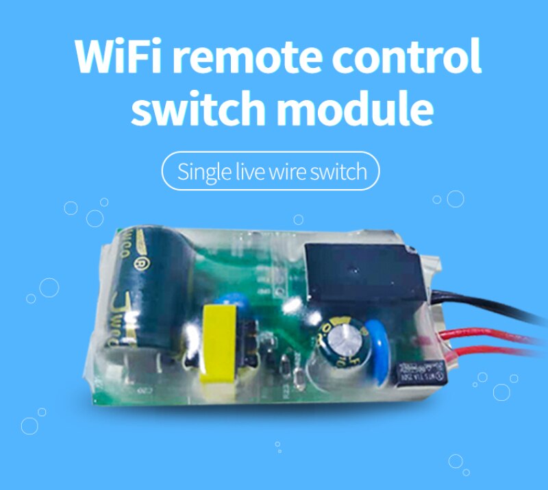 eWeLink WIFI Light Switch Module 180-240V DIY Single Fire Switch Modification Module No Neutral Wire Needed