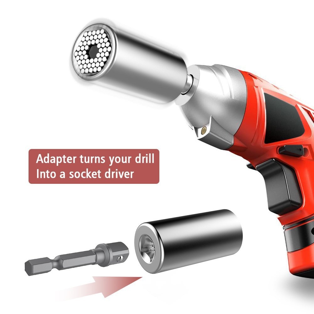 Universele Socket 2 Stuk/set Universele Verstelbare Koppel Ratchet Dopsleutel Set Spanner Multifunctionele Hand Tool Set