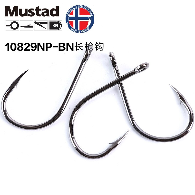 Mustad norge ursprung fiskekrok havsfiske jigg krok jigg beten krokig mun krok ,10829np- bn