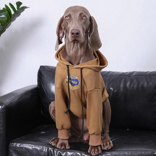 Grand pull pour chien, vêtements d&#39;automne et d&#39;hiver, Golden Retriever, Doberman, Labrador, veste avec chapeau, chemises, accessoires pour chiens: large dog 8