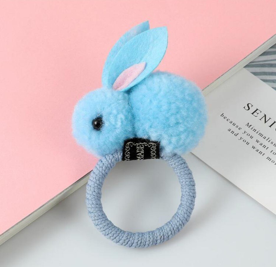 Cute Rabbit Hairpin Hair Ring: 35
