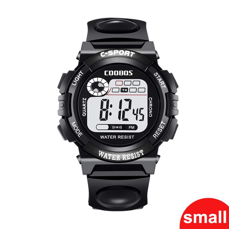 Dameshorloges sport digitaal horloge damesjurken rubberen led-display klok waterdichte polshorloges montre femme: 0118bs