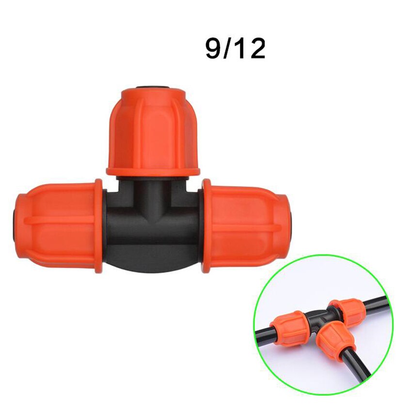 1 st Verneveling Nozzle Water Control Spuit DIY Micro Drip Irrigatie Plant Self Tuin Mist Sprinkler met Slang Connector 9/12: 9-12