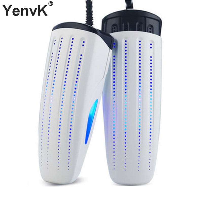 Secador de zapatos portátil de 18W esterilizador de desodorización UV calentador de zapata de calor rápido con zapatos de arranque de sincronización deshumidificador al horno secador de zapatos