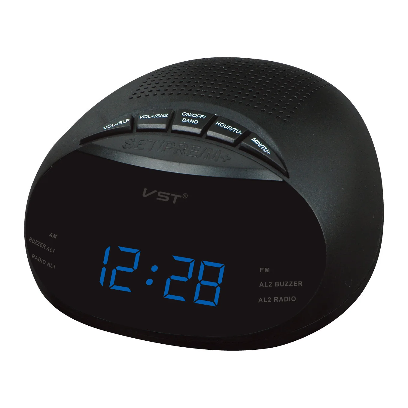 Clock Controlled AM FM Dual Channel LED Radio Alarm Clock Plug in Clock Radio Double Alarm Clock Consumer Electronics