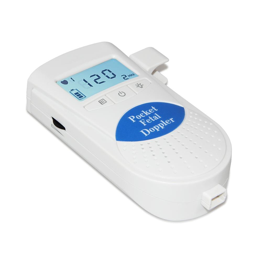 Portable sonar Fetal Doppler Monitor Baby Heartbeat Monitor Home Use Prenatal Baby Fetal Ultrasound Detector Baby Sound