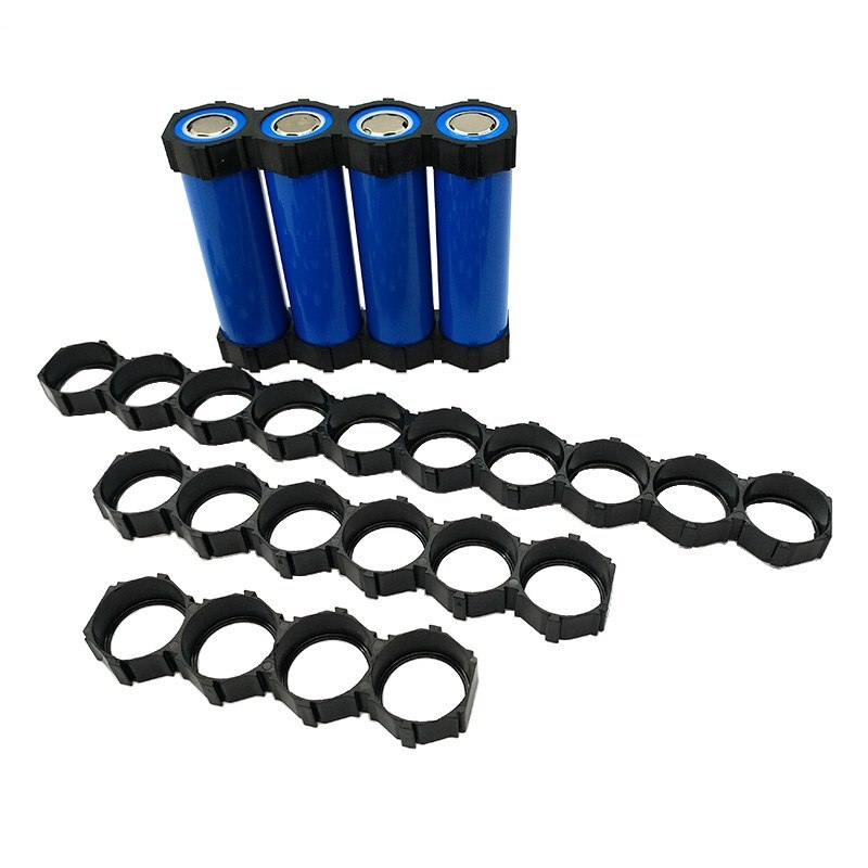 10 Pcs 18650 Lithium Batterij Warmte Houder Beugel Uitlijning Montage Groep Diy Batterij Opbergdoos Case Pack Splicing Base