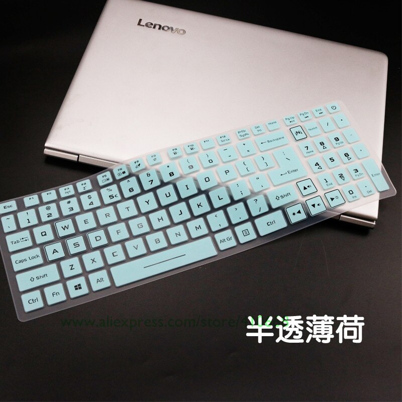 Laptop Keyboard Cover Protector For Acer Aspire Nitro 5 AN515-54 15.6'' / Aspire Nitro 7 AN715 51 17.3'' Predator Gaming AN 515: Skyblue