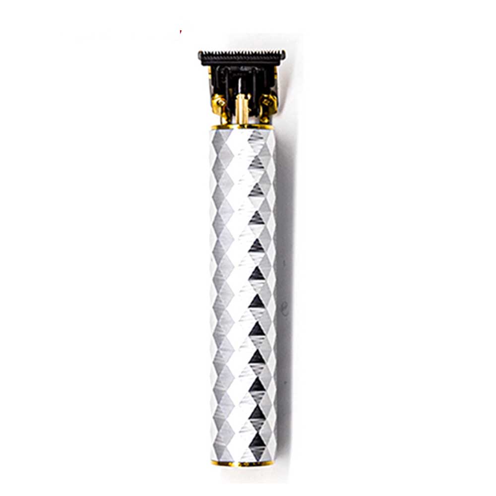 Elektrische Clipper Maquina Cortar Cabello Haar Maaier Trimmer Baard Scheerapparaat Kapsel Machine Voor Mannen Kapsel Professionele Cutter: Silver-2