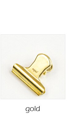Trombone rétro en métal doré Bronze, 1 pièce, petit trombone, Clip de reliure pour Photo, Message, fichier, billet, papeterie scolaire et de bureau sl2570: gold