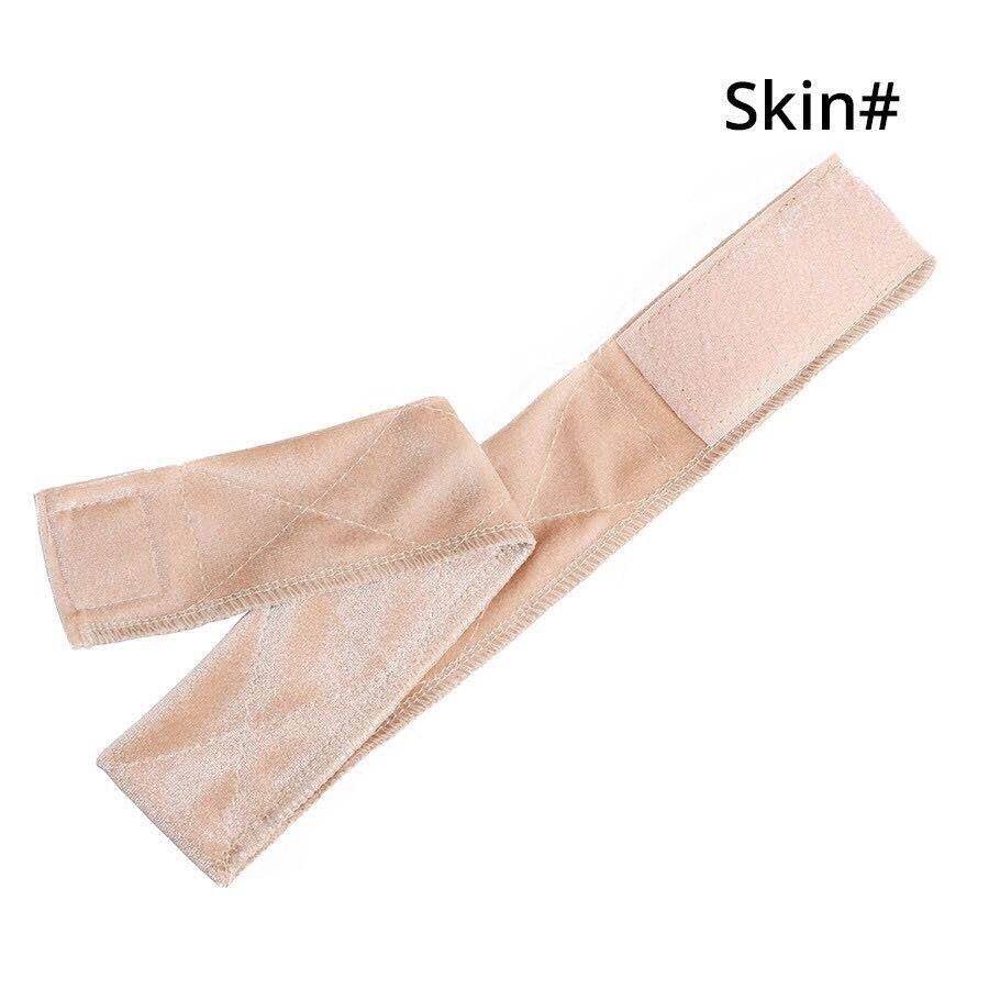 Wig Elastic Velvet Hair Band，Female Hair Band Making Wig Cap，Grip Headband,Adjust，Black Beige Brown Dark Brown Skin Tone: skin