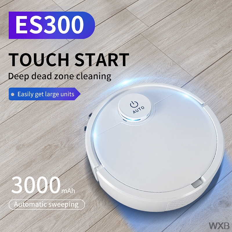 Robot aspirador 3 en 1 para suelo inteligente, aspirador multifuncional con USB, succión automática, robot de limpieza