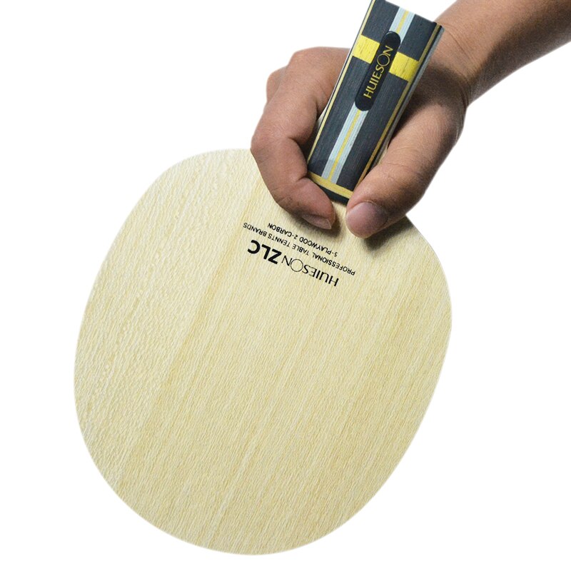 Huieson Table Tennis Training Blade ZLC 5 Plywood 2 Ply ZL Carbon Fiber Ping Pong Blade for Table Tennis Racket DIY