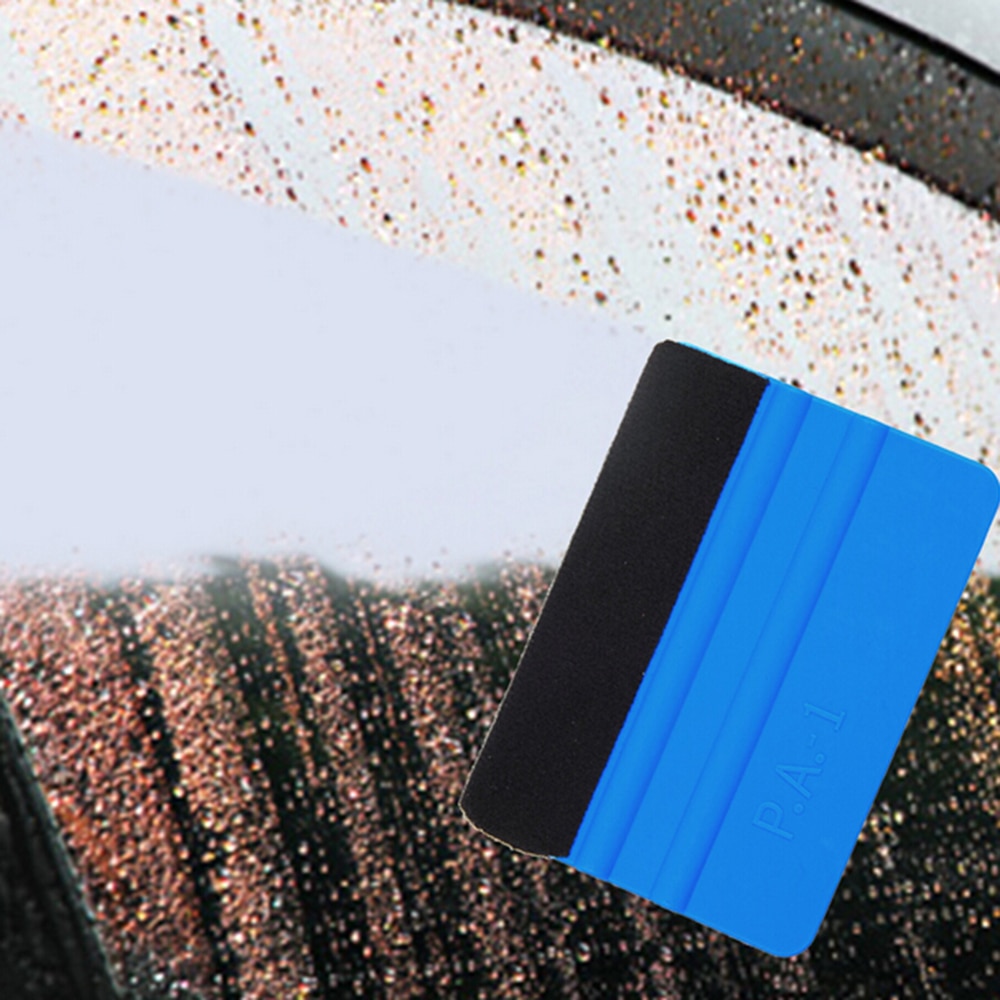 99 x 72mm filtkant nal bil vinyl wrap påføringsverktøy skrape dekal for bilfolie firkantet skraping bil-styling