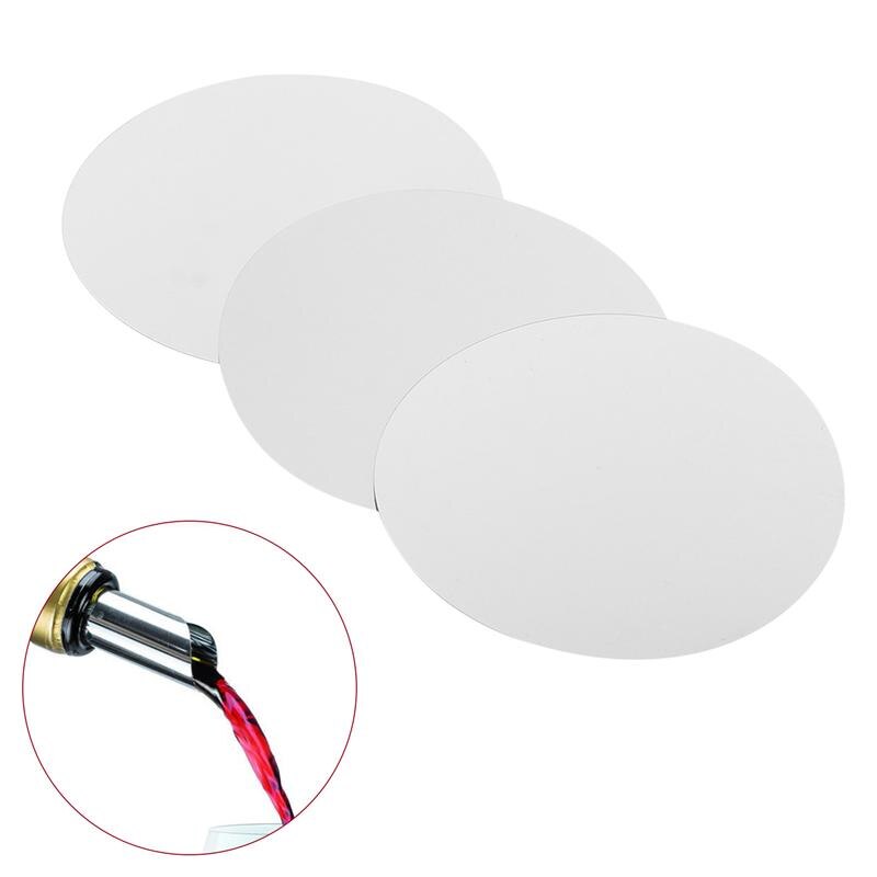 Aluminum Foil Wine Pourer Disc Flexible Drip Stop Pour Spouts Disk Drip Stop Pouring Pour Spout