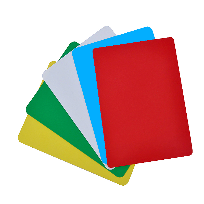 10/50/100PCS 7 kolorów puste karty plastikowe pcv DIY karty do gry 86*54mm karty do pokera