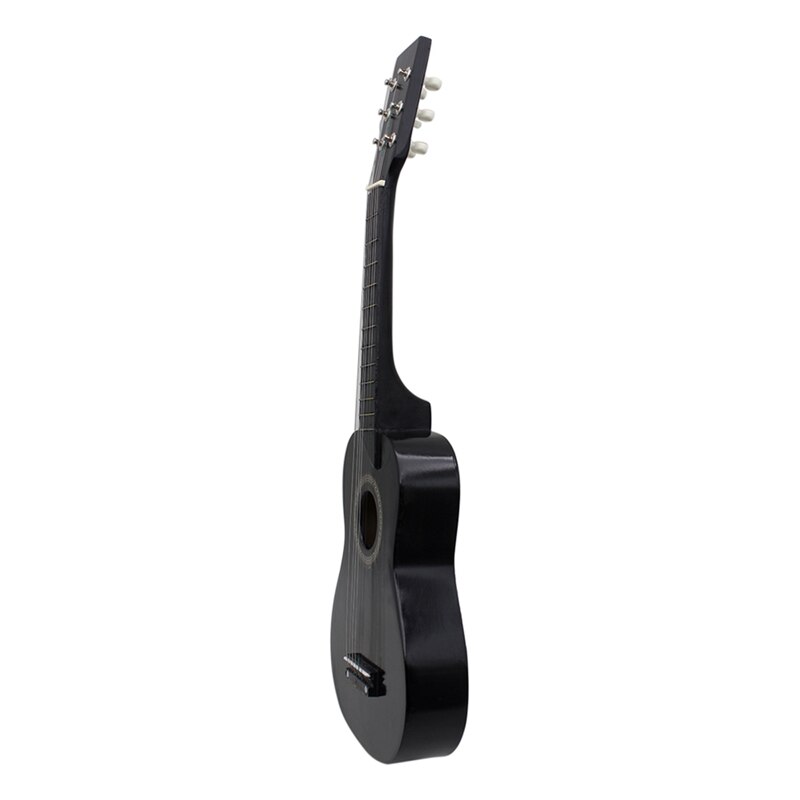 IRin-Mini Guitarra acústica de 12 trastes y 6 cuerdas para niños y principiantes, 23 pulgadas, color negro y azul, 2 uds.