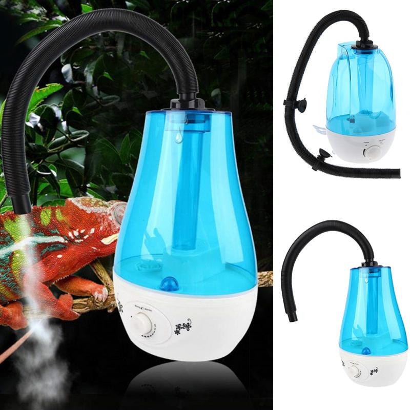 3l/4l för reptiler terrarium husdjursförnödenheter bärbar sköldpadda ödla fuktgivande stor kapacitet stum super imma luftfuktare
