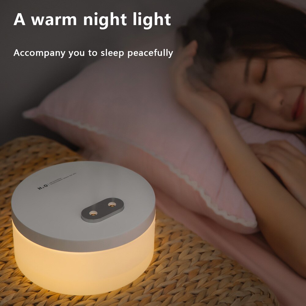 1.0l grande capacidade umidificador de ar dupla spray 2200mah usb recarregável sem fio ultra-sônico xiaomi aroma difusor luz fogger