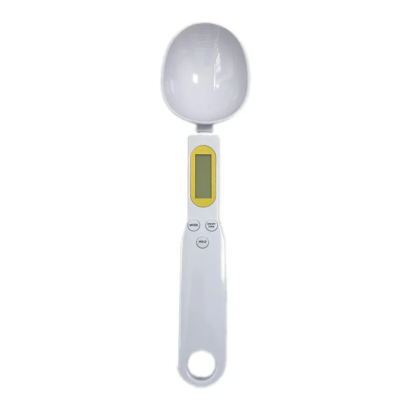 Báscula de cocina de medición Digital Lcd electrónica 0,1-500g Mini herramienta de cocina para el hogar medición de precisión para báscula de cuchara de café: Gris claro
