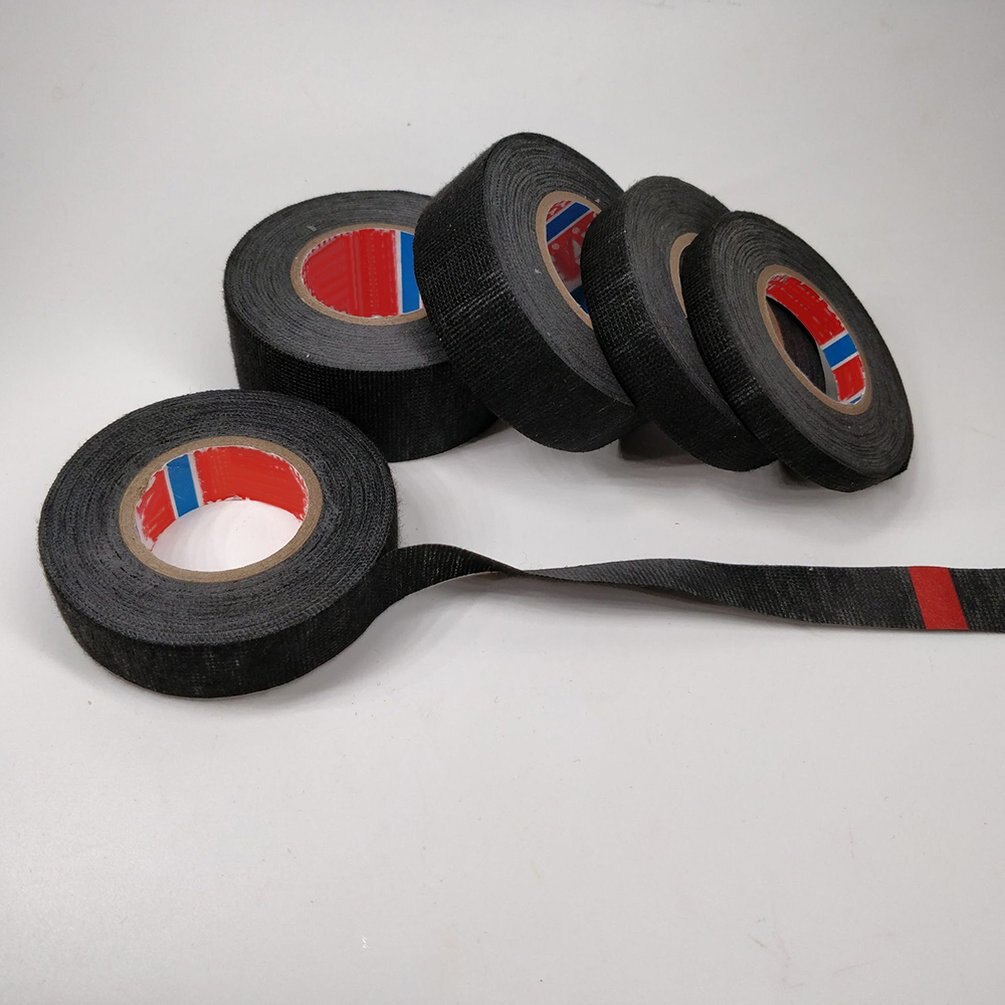 Car Flannel Tape Harness Tape Flame Retardant Tape High Temperature Super Sticky Electrical Insulation Tape Black Tape
