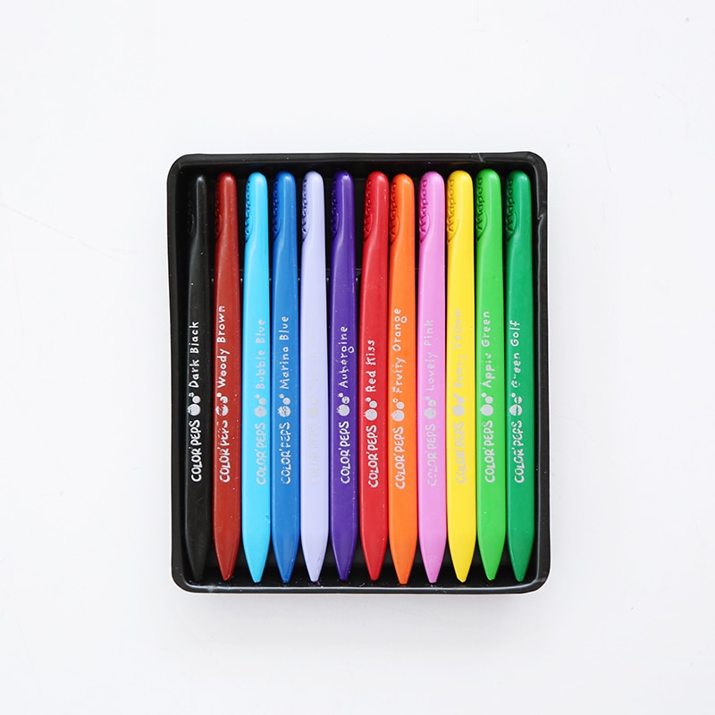 12/24/36 color crayon set / children's drawing graffiti brush crayon / student art supplies / painting supplies