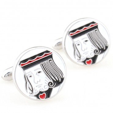 Rei cufflink 1 par varejo frete grátis promoção