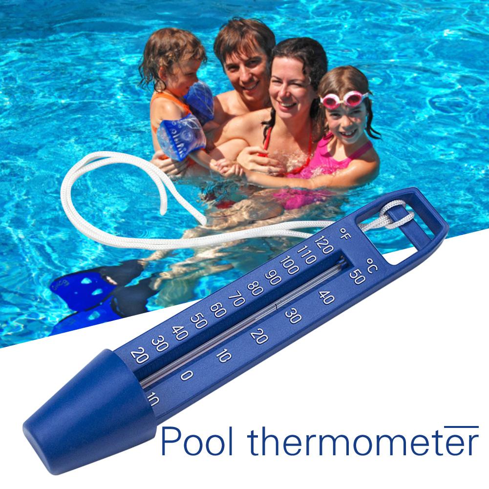 Pool Thermometer Swimming Pool Float Water Thermometer Easy To Read Temperature Display Floating Pool Thermometer