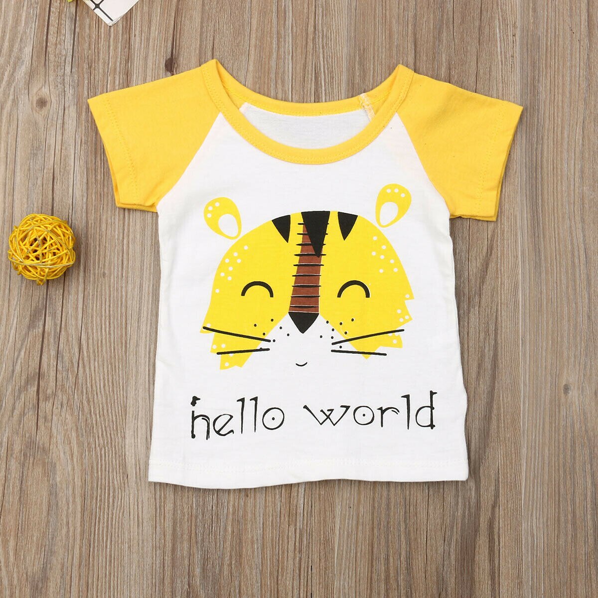 Baby Zomer Kleding Mode Kids Baby Jongen Meisje T-shirts Cartoon Print Korte Mouw Tops T-shirt Katoenen Kleding 0-4Y