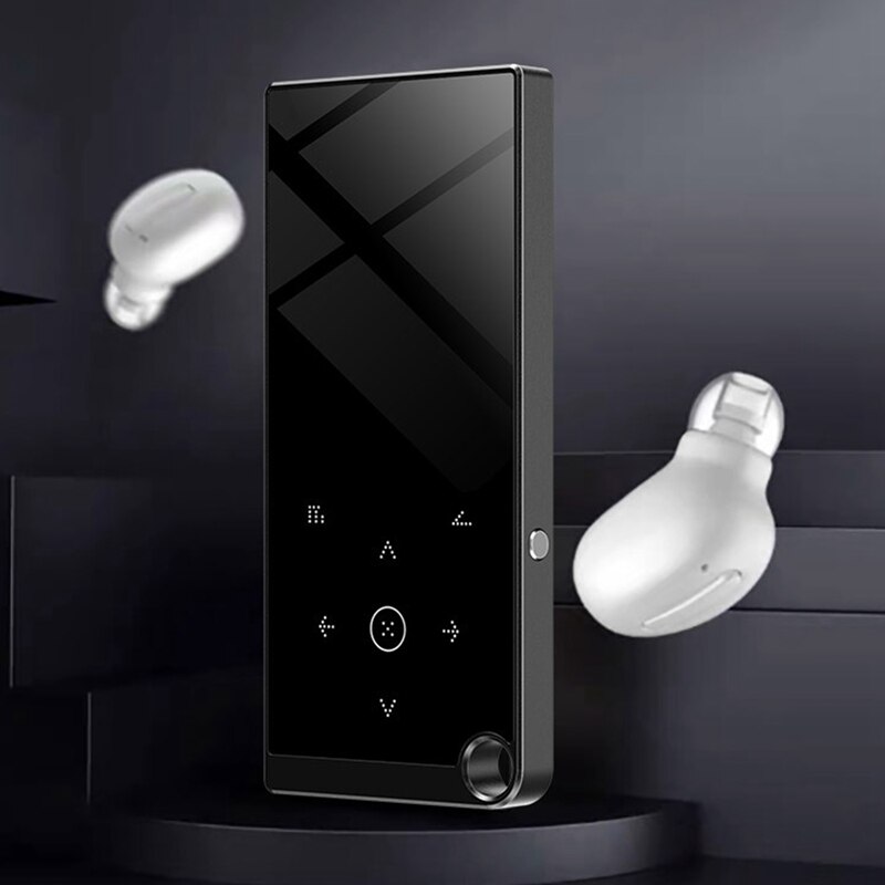 Mp4 musikspelare 2.4 tum presssn bärbar bluetooth multifunktion inkopplingsbar kortspelare  mp3 500 mah