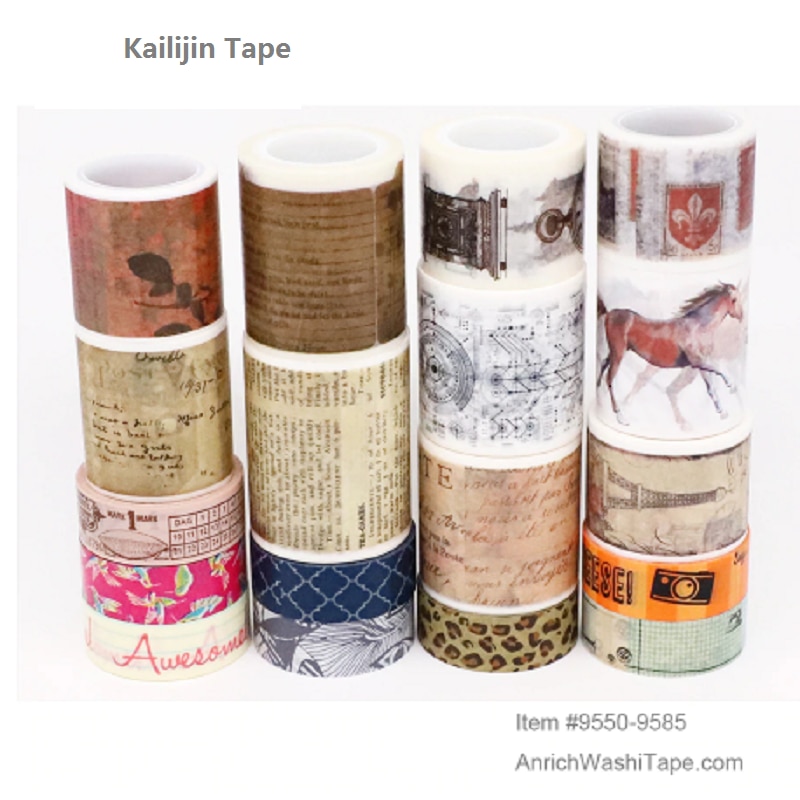 Retro Stijl Washi Tape Backing Washi Tape Scrapbooking Decoratie Papier Tape Diy Tape
