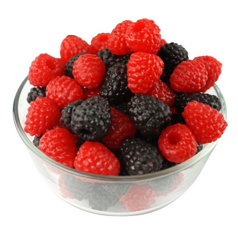Simulation artificielle fausse fraise décoration de fête à domicile Fruits artificiels réalistes photographie accessoires Kits accessoires 4 pièces