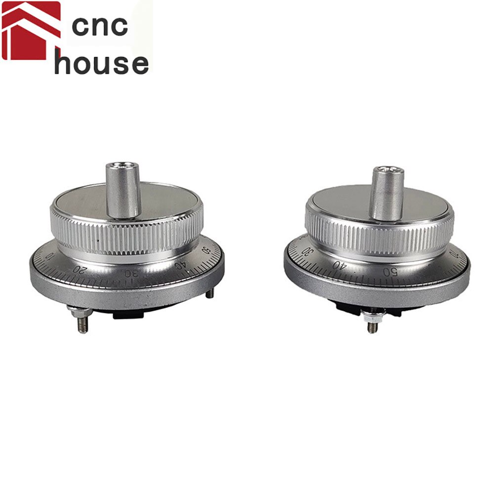 CNC generatore di impulsi volantino 5V 60 millimetri 100PPR generatore di impulsi manuale volantino codificatore rotativo elettronico terminale 4 6 terminale