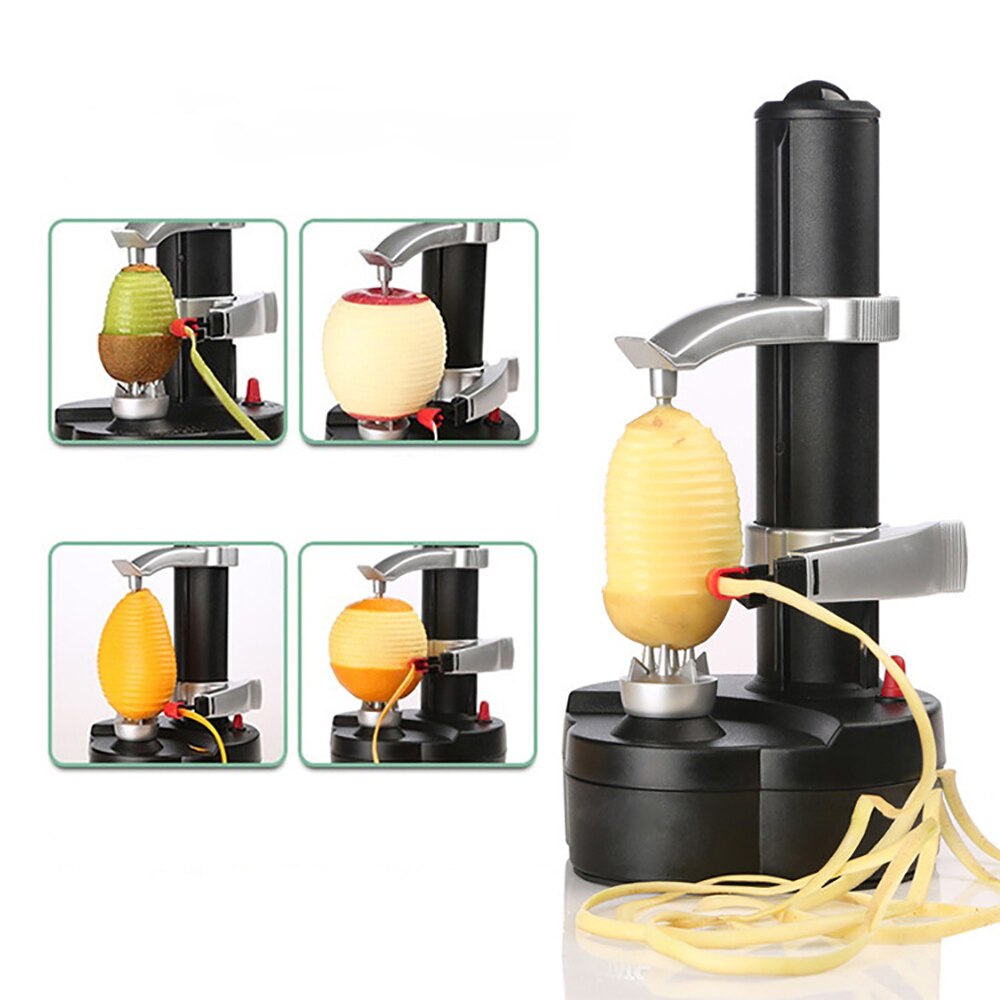 Multifunctionele Elektrische Dunschiller Rvs Apple Fruit Dunschiller Elektrische Dunschiller Automatische Keuken Apparaat