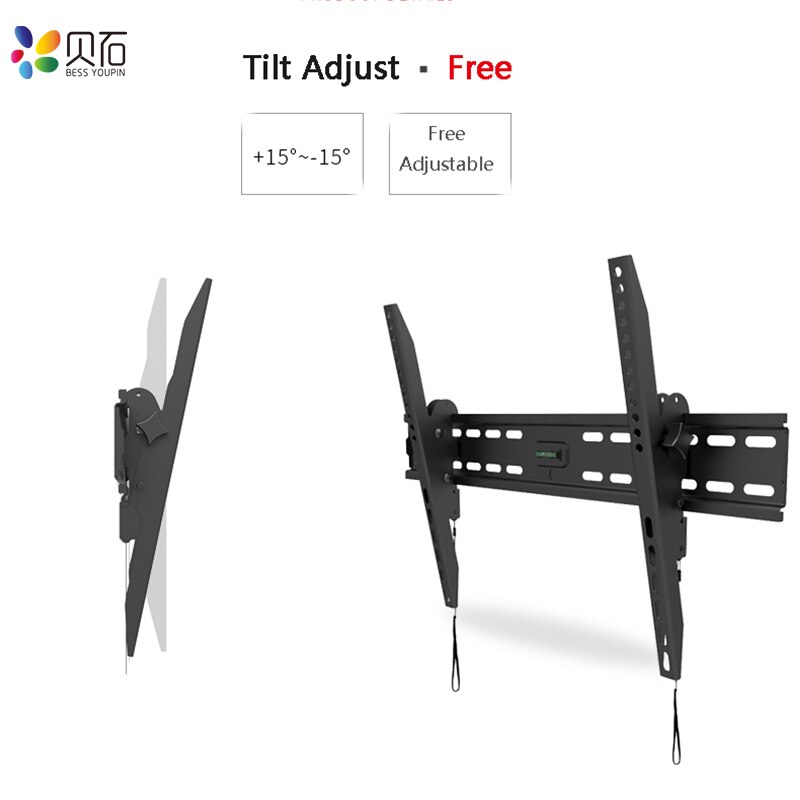 tilt tv veggbrakett feste lcd Observere stativ holder til 32-65 '' flatskjerm-tver med vesa  til 400*600mm lastekapasitet 88 lbs