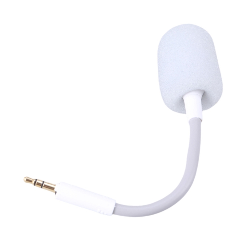 DXAB-micrófono juego 3,5mm, pluma para auriculares BarracudaX, reemplazos micrófono para juegos, reemplazo micrófono: Blanco