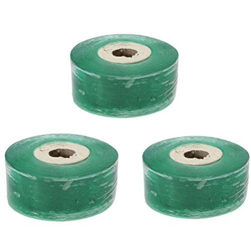 3- pack ymptejp, självhäftande plantskola sträckbar trädgårdblomma grönsakstransportband, fuktbarriär växtreparation fl