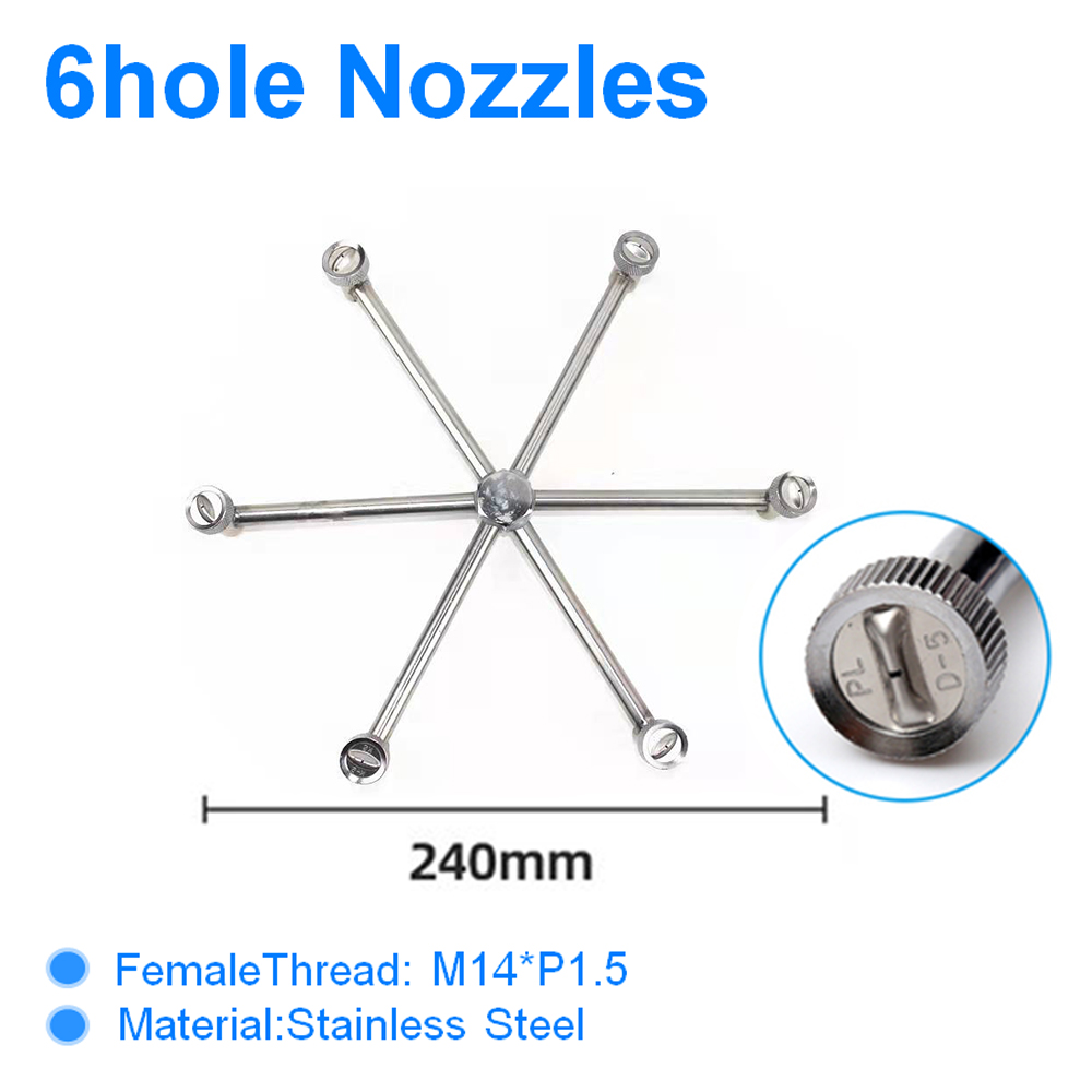 M14 Orchard High Pressure Spray Gun Pesticide Sprayer Misting Nozzle Mist Spraying Nozzle Garden Irrigation Atomizing Sprinkler