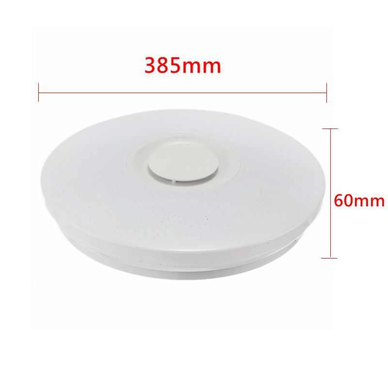 LED Wireless Bluetooth Speaker Loundspeaker Player RGB Dimmable Ceiling Light Panel Lamp with APP + Remote Control For Bedroom
