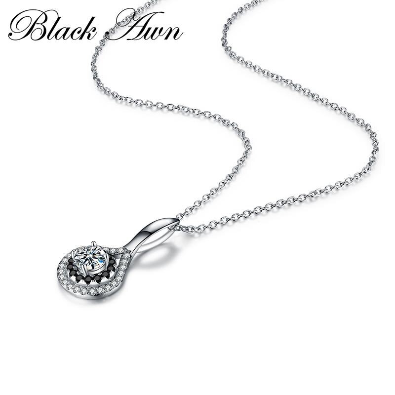 Silver charm necklace, 925 sterling silver, elegant jewelry, trendy engagement necklace for women, necklace pendants ,  p163