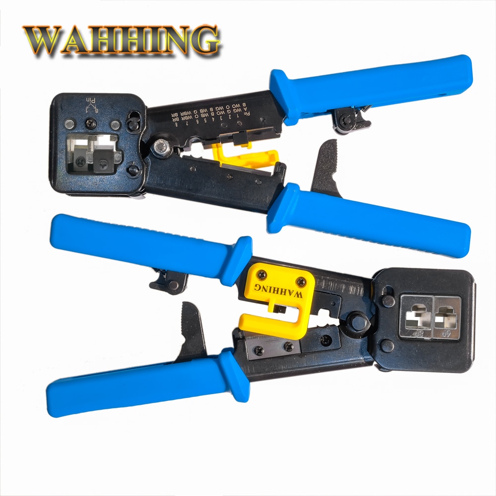 Netwerken RJ45 RJ11 Krimpen Kabel Stripper Crimper RJ45 Drukken Lijn Klem Tang voor RJ45 connector