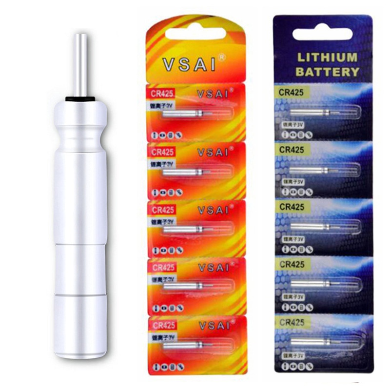 Fishing Rechargeable Battery Batteries Night Fishing Accessories Tackles CR425 USB Charger For Electronic Fishing Float