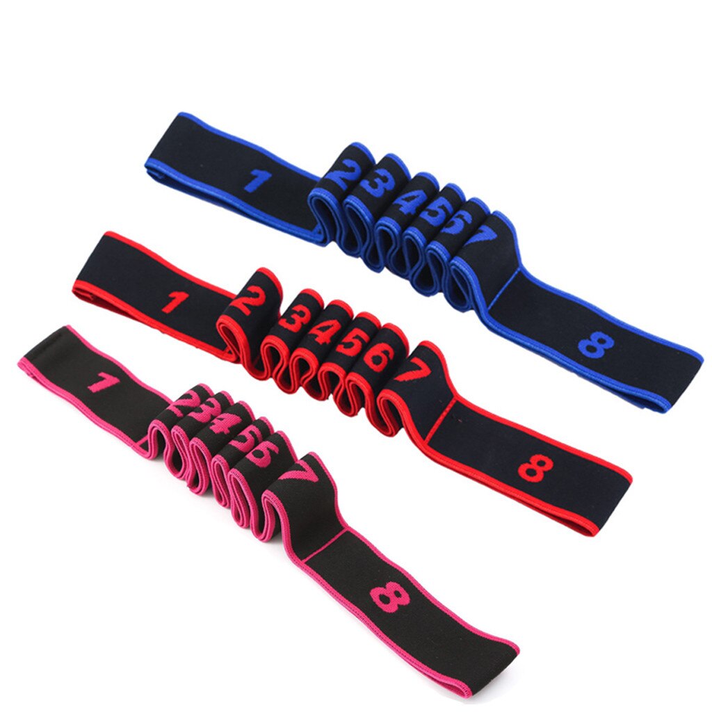 Accessoires de yoga joga akcesoria élasticité Yoga sangle de Yoga extensible boucles flexibles accessoires d'entraînement Pilates gimnasioz # XP20