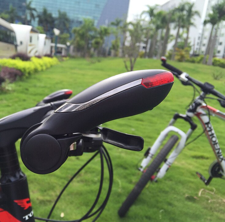 The side handle of the bike has LED lights handle bar Turn signal indicator lamp bicycle lamp