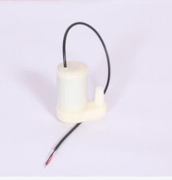 Lydløs mini vandpumpe  dc3 v 5 v 6 v 9v solar lader dc vandpumpe: Hvid lodret