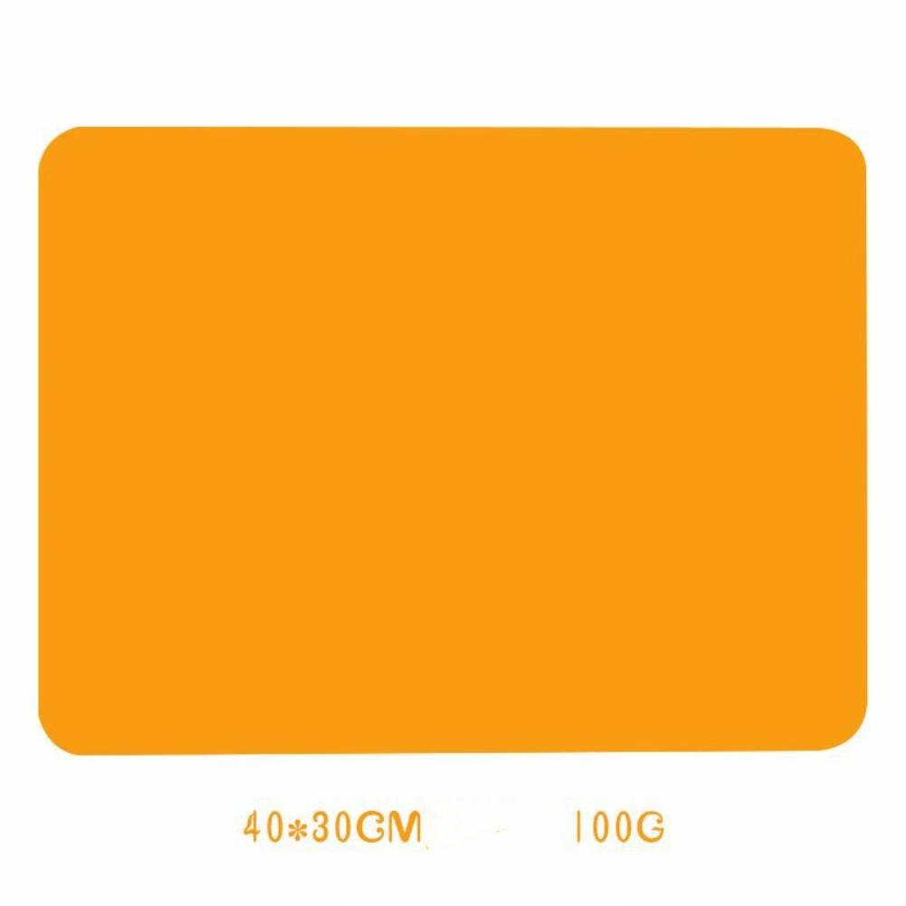 40*30Cm Siliconen Bakken Matten Oven Liner Mat Warmte Isolatie Pad Bakvormen Servies Matten: Oranje