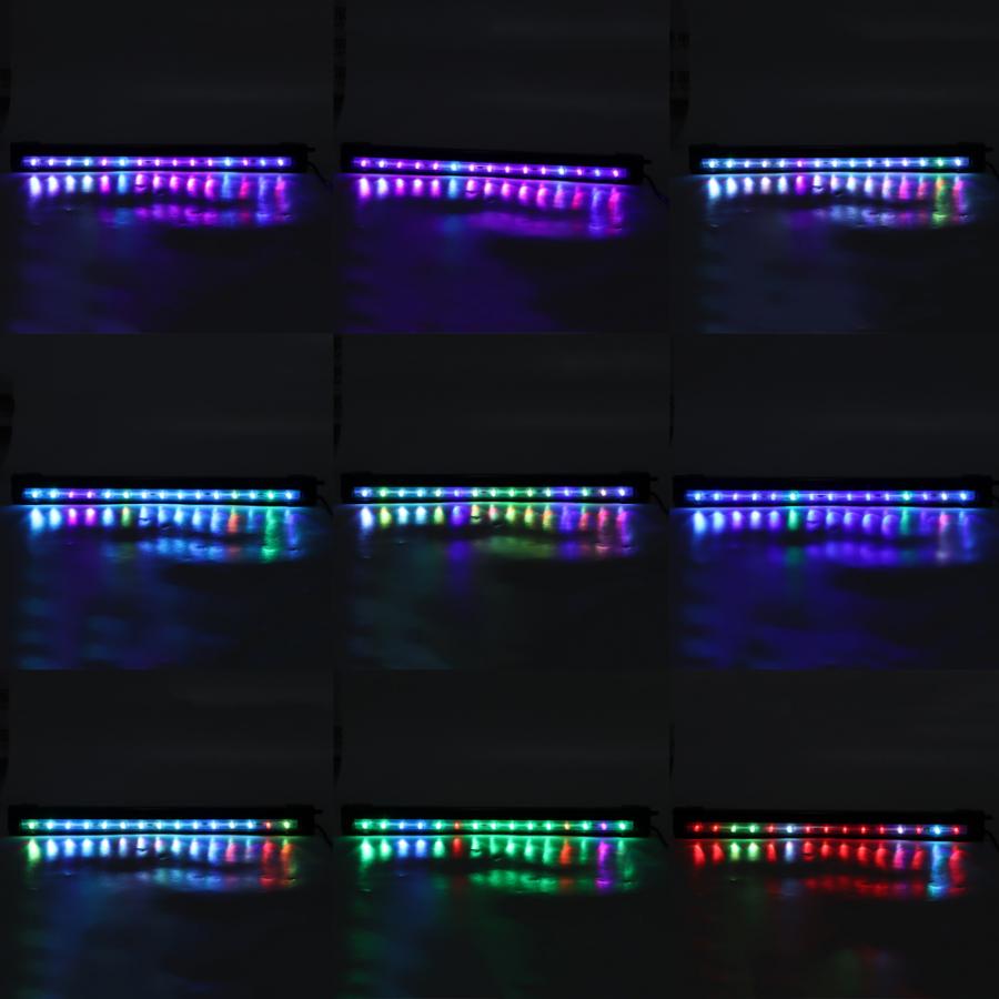 Multi-Purpose Aquarium Fish Tank Light LED Colorful Light Strip Bubble Light Bar for Aquarium Fish Tank 100-240v EU