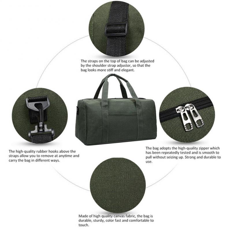 Torby na ramię męskie torby podróżne o dużej pojemności płótno podróżne nowe torby na siłownię duże torba z rączkami o dużej pojemności wodoodporny czas wolny