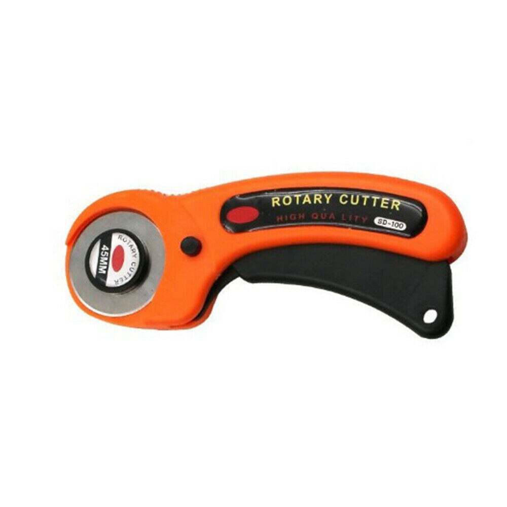 Leathercraft 45mm roterende cutter stof quilt cutter gør-det-selv patchwork læder håndværkssyværktøj sødere cirkulær: Default Title